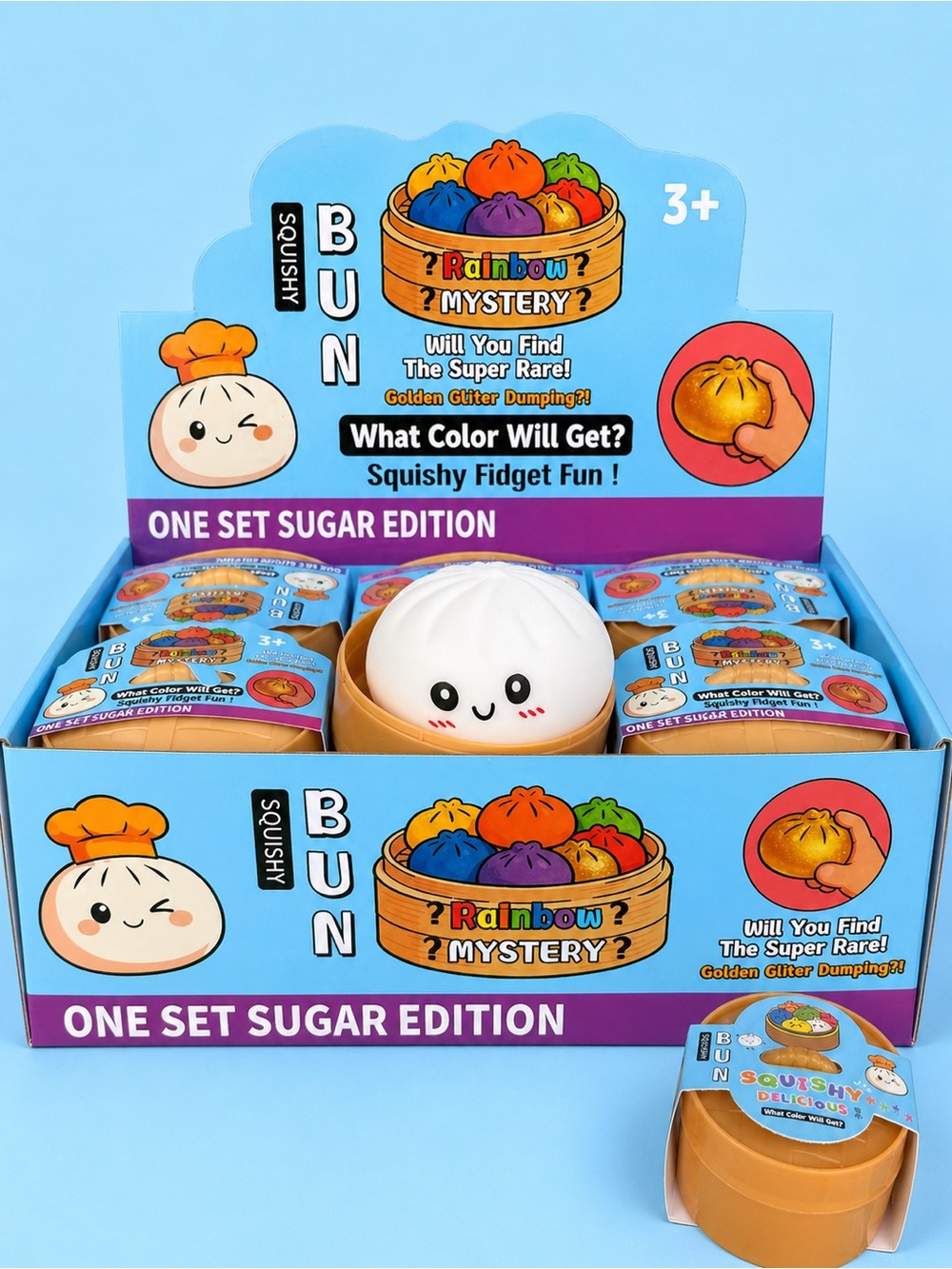 Squishy Bun Rainbow Mystery Sugar Edition -